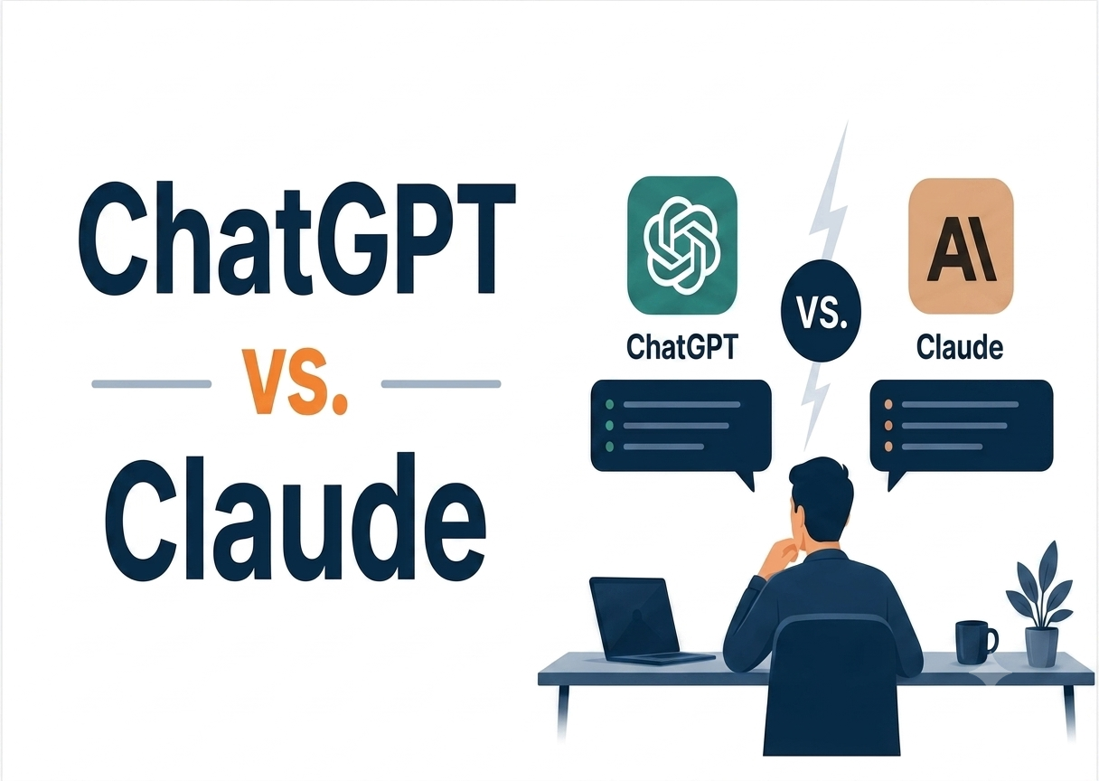 ChatGPT vs. Claude im Vergleich – zwei KI-Chatbots für Selbstständige gegenübergestellt